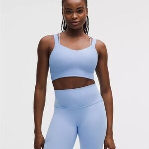 Lululemon Like a Cloud Ribbed Longline Sports Bra D/DD
